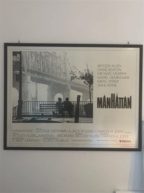 Woody Allen - Manhattan - Original UK Quad - Framed - Classic Movie ...