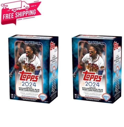 2 BOX 2024 Topps Series 1 Baseball Factory Sealed Value Box Kd EBay