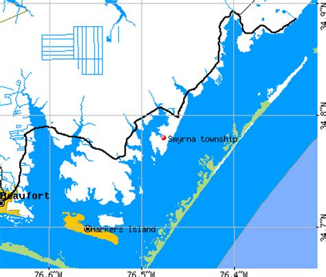 Smyrna township, Carteret County, North Carolina (NC) Detailed Profile