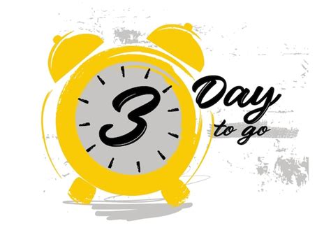 Premium Vector Number Days Left Countdown Vector Illustration