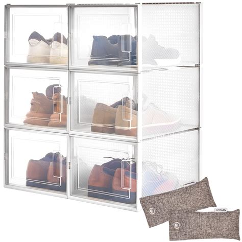 Buy Homebuddy Shoe Organizer For Closet Pack Xl Shoe Storage Boxes