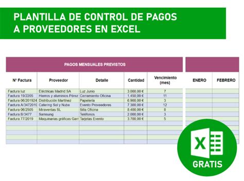 Cómo llevar un control de pagos a proveedores en Excel Recursos Excel