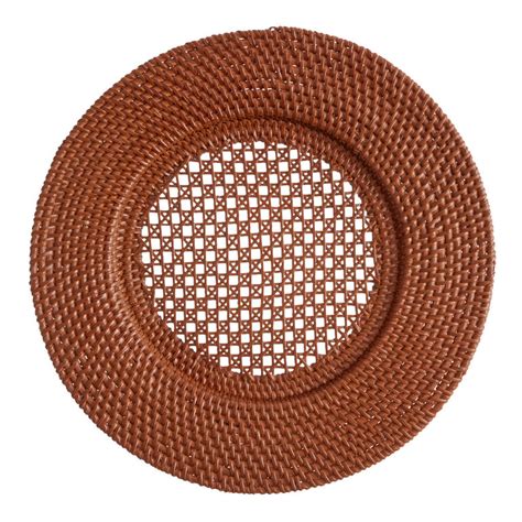 Honey Rattan Charger Plate World Market