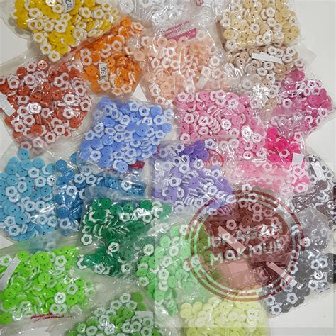 Jual 144 Pcs Kancing Sakura 13mm 15mm Polaris Kancing Sakura Aneka