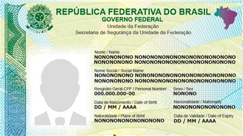 Novo Rg Agora Obrigat Rio E Todos Devem Fazer Mudan A