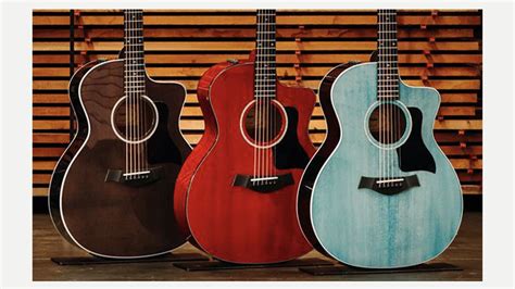 Bold Colours For Taylor Your Next Guitar