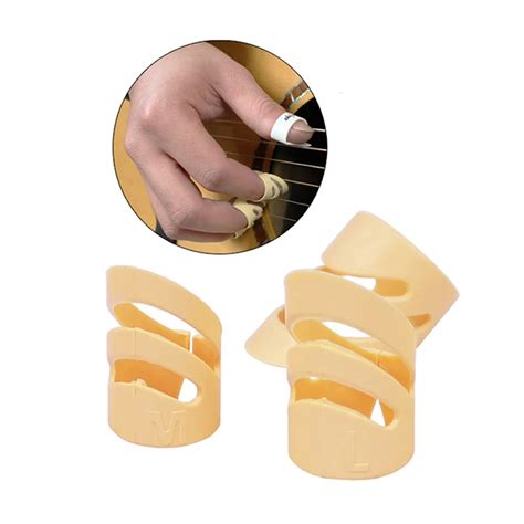 3 Pcs Guitar Picks Electric Acoustic Guitar Ukulele Index Finger Picks Alaska Pick Guitar ...