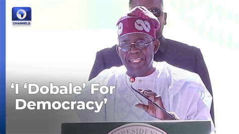 Full Speech I Dobale For Democracy Tinubu Reacts To Slip At