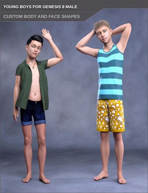 Young Boys For Genesis 8 Male Download Daz3d And Poser