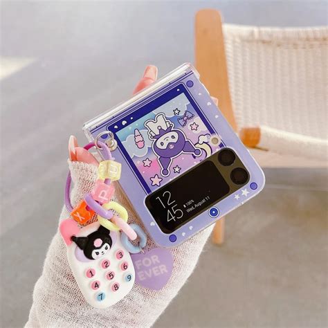 Kuromi Game Console Samsung Zflip 4 Case Cartoon Phone Case Etsy