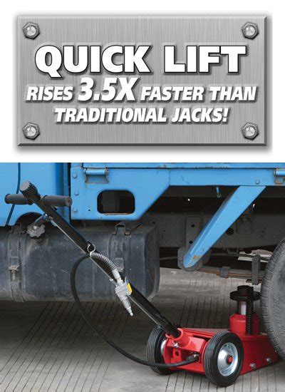 Strongway Ton Quick Lift Air Hydraulic Service Floor Jack Northern