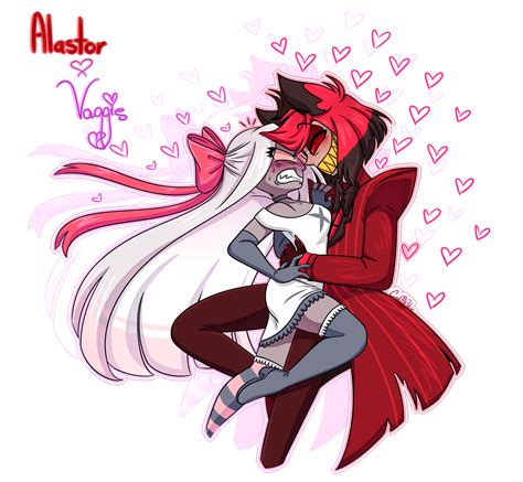 Vaggie And Alastor By Thecherryblue On Deviantart