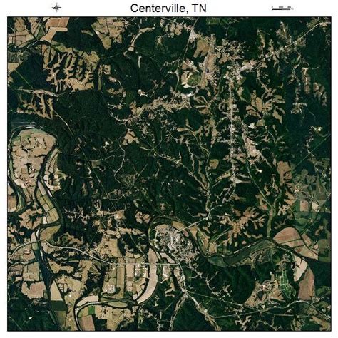 Aerial Photography Map of Centerville, TN Tennessee