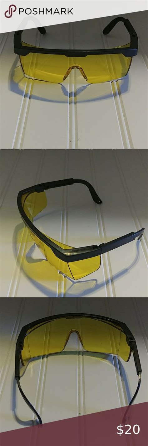 3/$25. Yellow Safety Glasses ANSI Z87 Protection in 2022 | Yellow ...