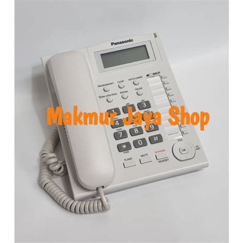 Jual Telepon Meja Kabel Telpon Kabel Panasonic KX TS880 Putih