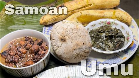 Cooking Samoan Umu Traditional Samoan Food Youtube