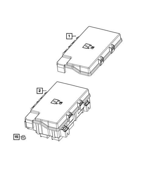 Power Distribution Fuse Block Junction Block Relays And Fuses For 2022 Ram 3500 Mopar Estore