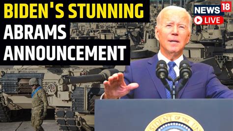 Biden Pledges American Battalion Tank Abrams For Ukraine I Us Tank