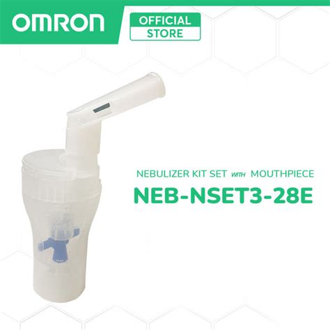 Omron Neb Nset E Nebulizer Kit Set With Mouthpiece For Compressor