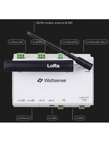 Wattsense Passerelle Iot Lorawan Multiprotocoles Gtb Wattsense Bridge