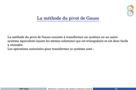 Solution M Thode Pivot Gauss Studypool