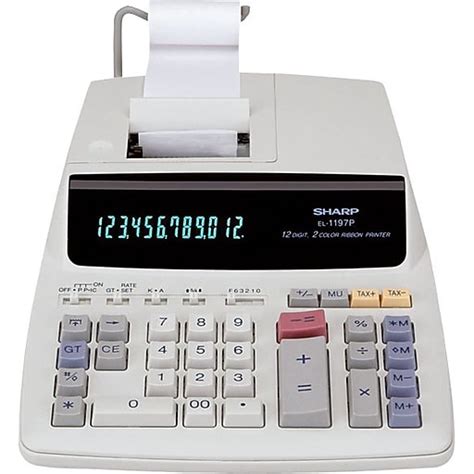 Sharp Printing Calculator El 1197piii Staples