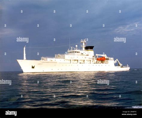 Us Navy Usns Bowditch Oceanographic Survey Ship Stock Photo Alamy