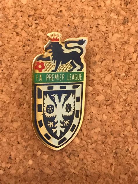 Fa Premier League Wimbledon Fc Vintage Enamel Pin Badge Etsy Uk