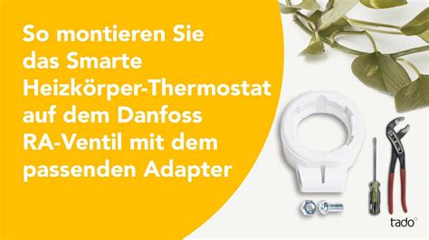 So Montieren Sie Das Smarte Heizk Rper Thermostat Auf Dem Danfoss Ra