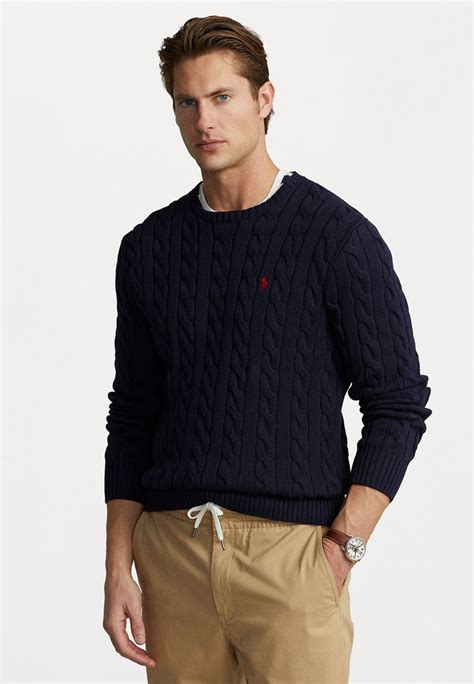 Polo Ralph Lauren Driver Long Sleeve Pulover Hunter Navy Bleumarin