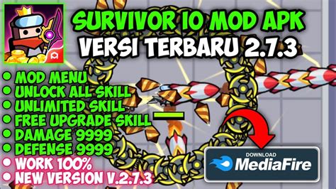 Survivor Io Mod Apk V New Version Mod Menu Unlock All