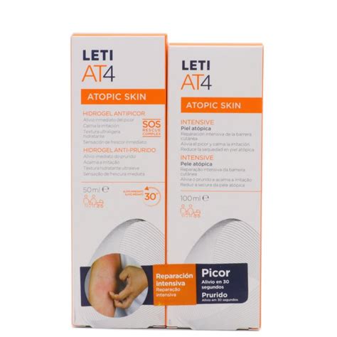 Leti AT4 Hidrogel AntiPicor + Intensive Atopic Skin Pack| Farmasoler