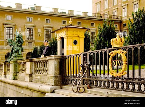 Guard Royal Palace Stockholm Sweden Stock Photo - Alamy