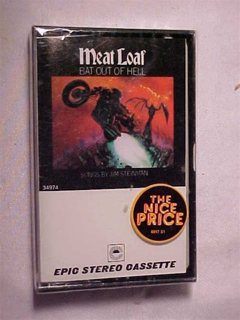 Meat Loaf Bat Out Of Hell Tape Cassette Vintage Retro Etsy