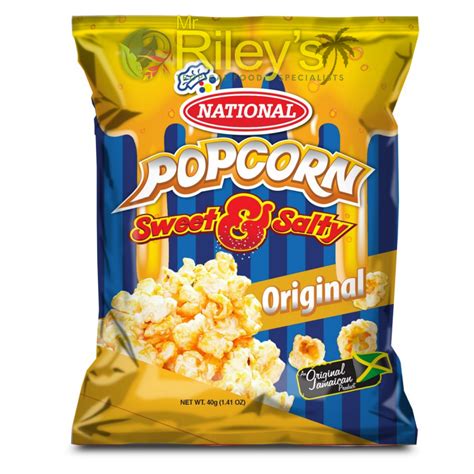 National Popcorn Sweet And Salty 120g Rileys Tropical Food