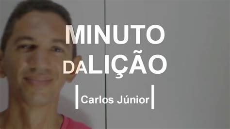 LIÇÃO 1 O TESTE DA CONFIANÇA MINUTO DA LIÇÃO ADOLESCENTES 3TRI