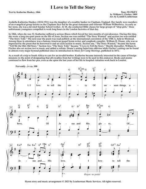 I Love To Tell The Story Sheet Music Various Piano Vocal Guitar