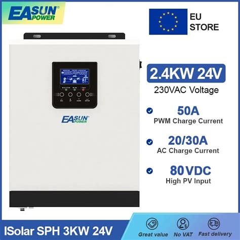 3000w 220vac 3kva Inverter Solar Inverter Pure Sine Wave 2400w 24vdc Pwm 50a Solar Controller