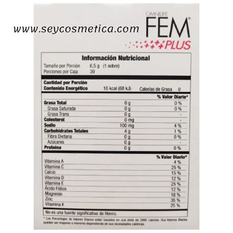 Fem Plus Omnilife ¿para Qué Sirve ¿qué Beneficios Tiene