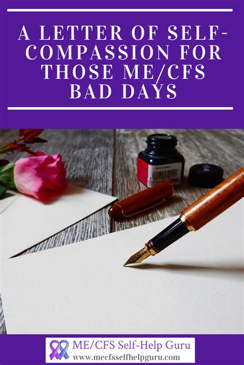 A Letter Of Self Compassion Me Cfs Self Help Guru