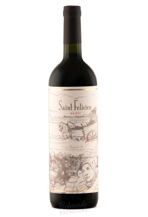 Vino Saint Felicien Malbec Ml Bebiendo Estrellas