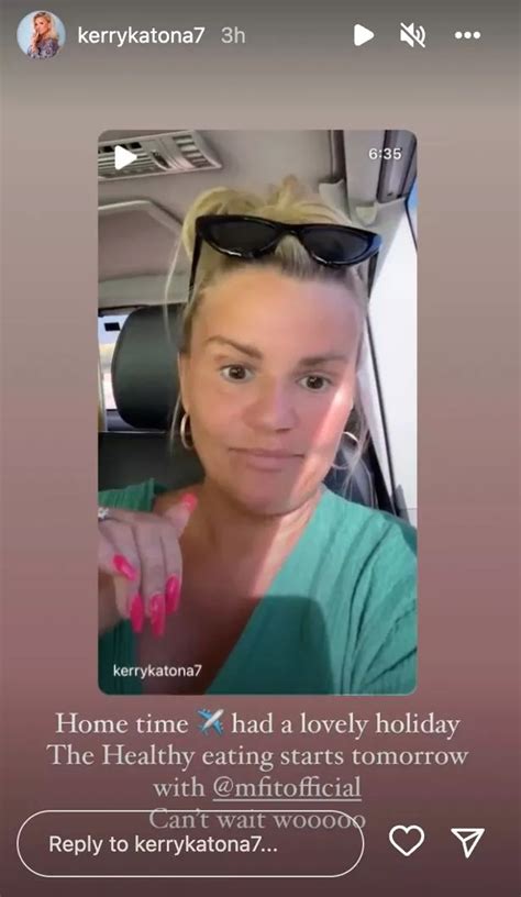 Kerry Katona Worries She Looks Like A Big Fat Beach Whale On Bikini Break OK Magazine