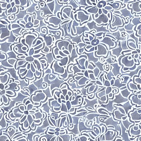 Gray and Blue Floral Wallpaper · Creative Fabrica