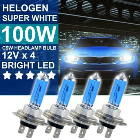 Phares Antibrouillard Voiture H7 LED 100W 6000K SG Hid Effet