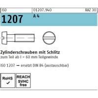 Iso Zylinderschrauben Sz Edelstahl A