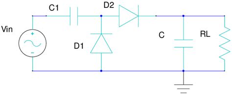 Schematic of Greinacher voltage doubler rectifier. | Download ...