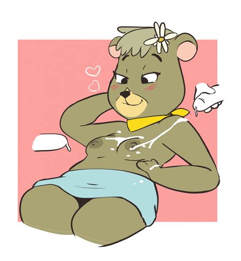 Rule 34 2018 Accessory Anthro Bear Blush Bodily Fluids Bottomwear