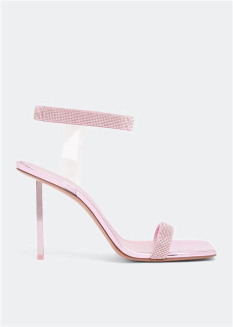 Amina Muaddi Rih Sandals For Women Pink In Uae Level Shoes