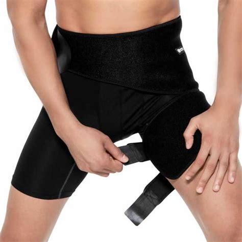 Copper Infused Groin Thigh Sleeve Hip Support Wrap Unisex Copper