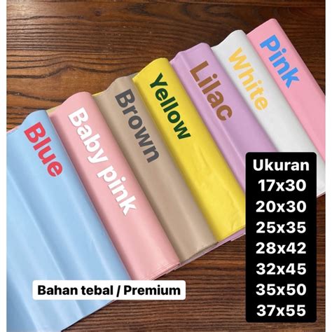 Jual 100Lembar Plastik Polymailer 32x45 Onlineshop Packing Premium